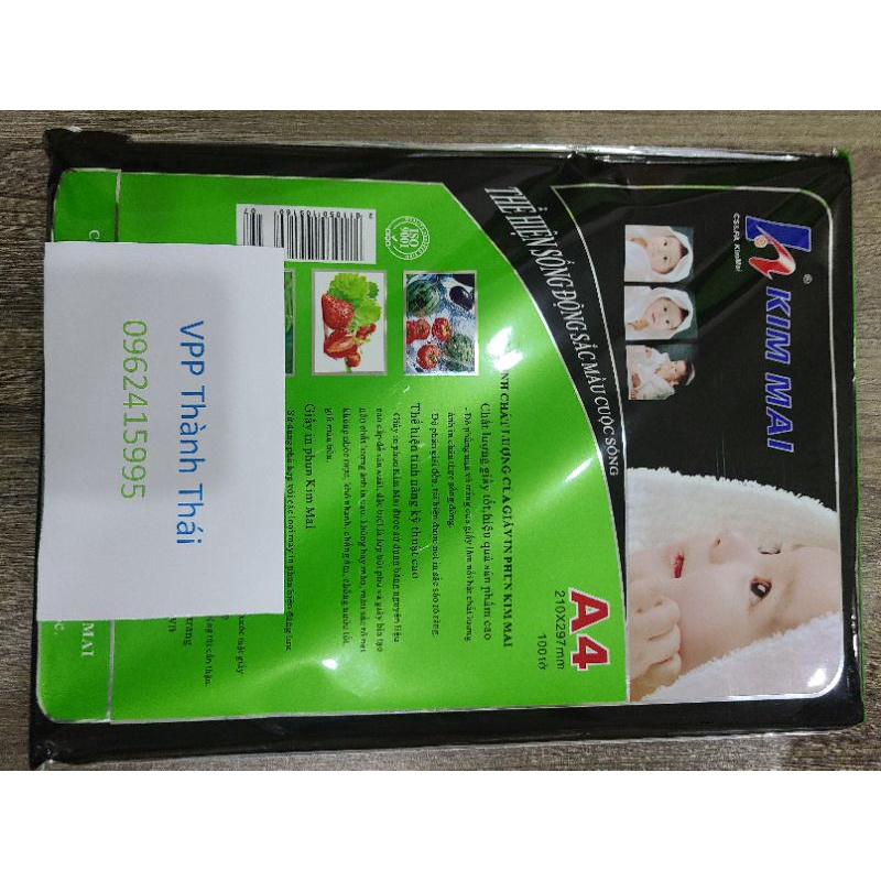 Giấy in ảnh 1 mặt bóng định lượng 135 gsm