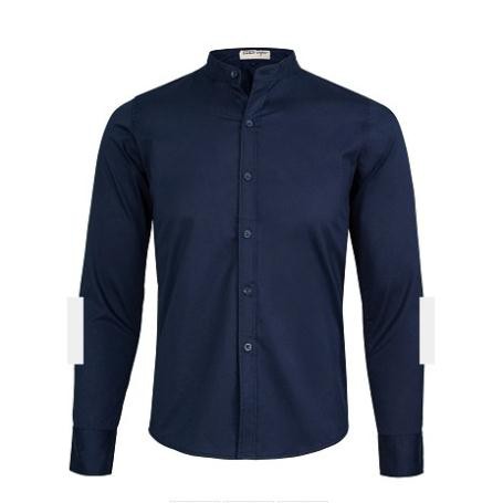 Áo sơ mi nam dài tay cổ trụ