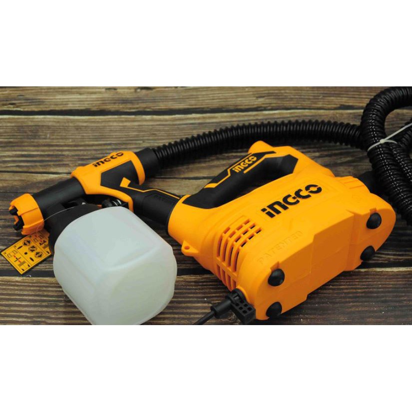 500W Máy phun sơn bình nhựa INGCO SPG5008