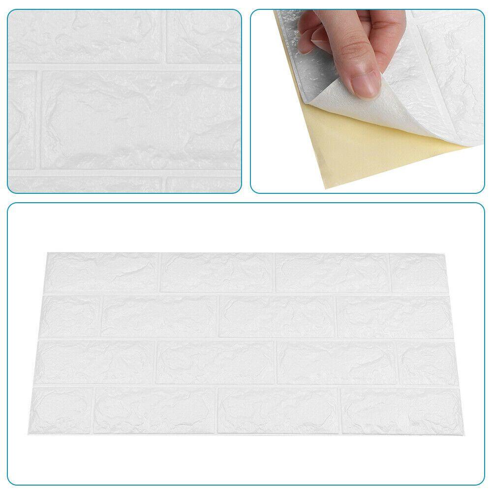 ESPO Bộ 10 Miếng Dán Tường 3D Bằng Xốp Chống Thấm Nước Kích Thước 38 * 35cm Trang Trí Nhà Cửa