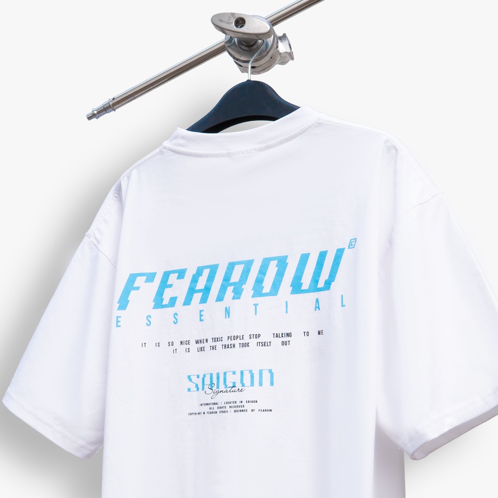 Áo thun nam nữ local brand unisex Fearow SAIGONESE Tee/ Màu Trắng FW123