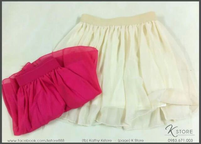 Chân váy voan