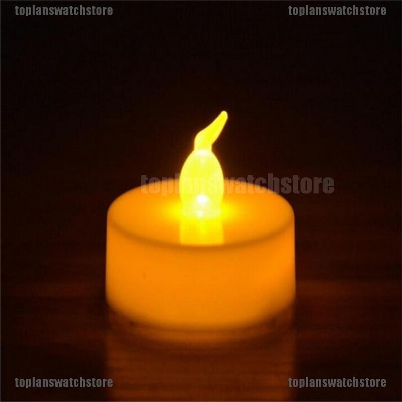 Bộ 12 Đèn Led Trà Không Lửa Trang Trí Tiệc Cưới