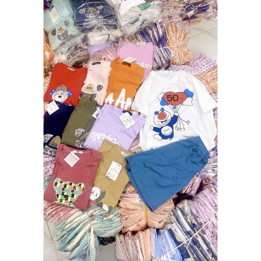 Bộ cotton đùi chất bao đẹp