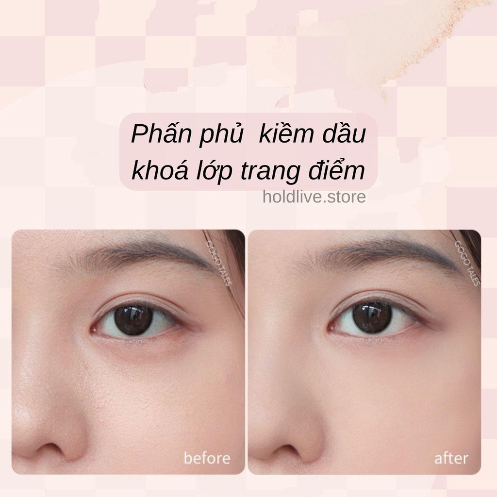 Cushion Phấn Phủ 2 in 1 Kết Hợp 2 Tầng GOGO TALES Vitality GT361 che khuyết điểm kiềm dầu khoá lớp make up