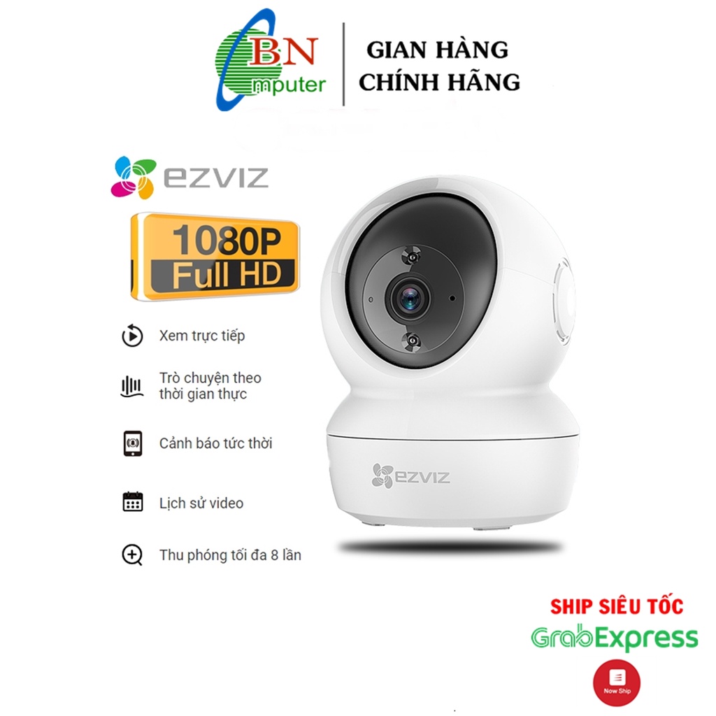 Camera C6N A0-1C2WFR 1080P Ezviz 2.0 wifi thông minh camera gia đình cửa hàng