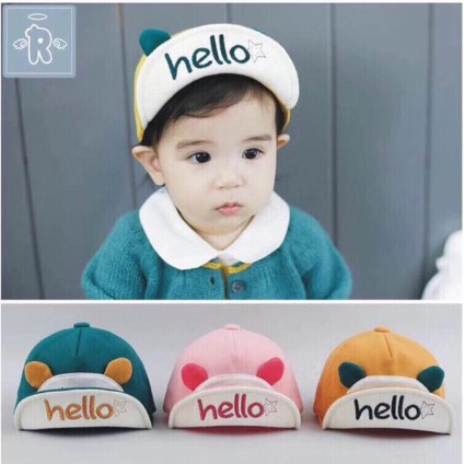 MŨ,NÓN Hello BÉ TRAI,BÉ GÁI-MỚI