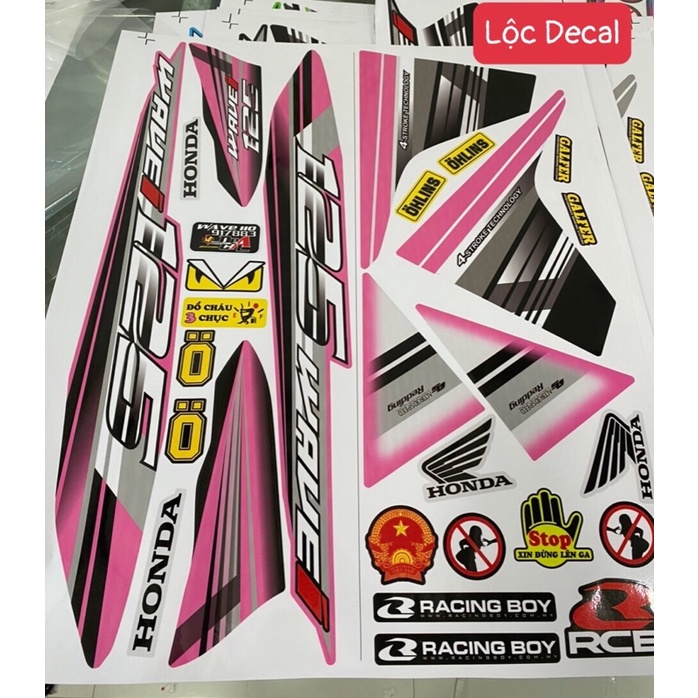 ❌Tem Rời Wave 110cc Mẫu 125 Đủ Màu Mới Hot V1❌
