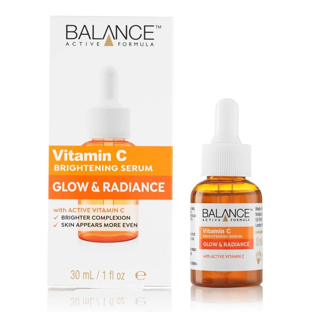 Huyết thanh làm đều màu da và mờ thâm Balance Active Skincare Vitamin C Brightening Serum 30ml