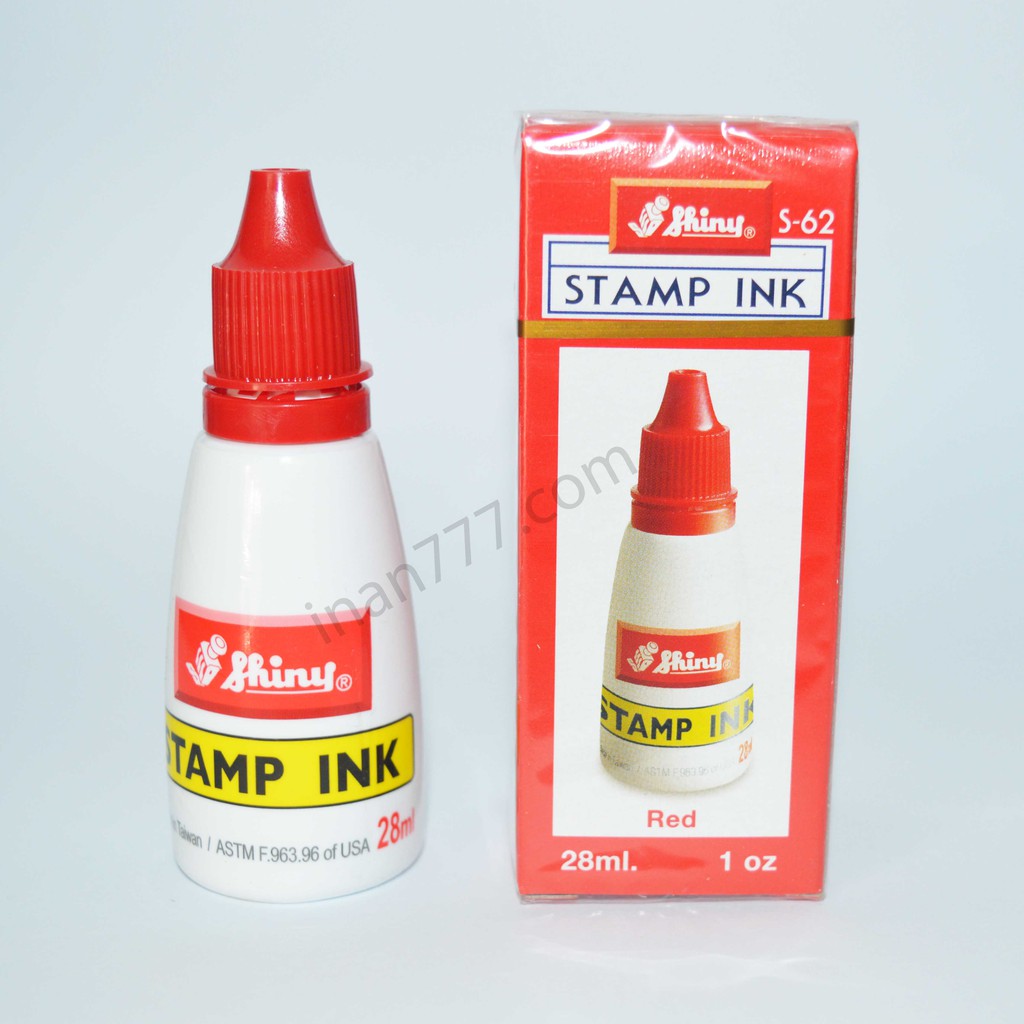 Mực con dấu shiny _ mực thường đóng lên giấy, thùng carton