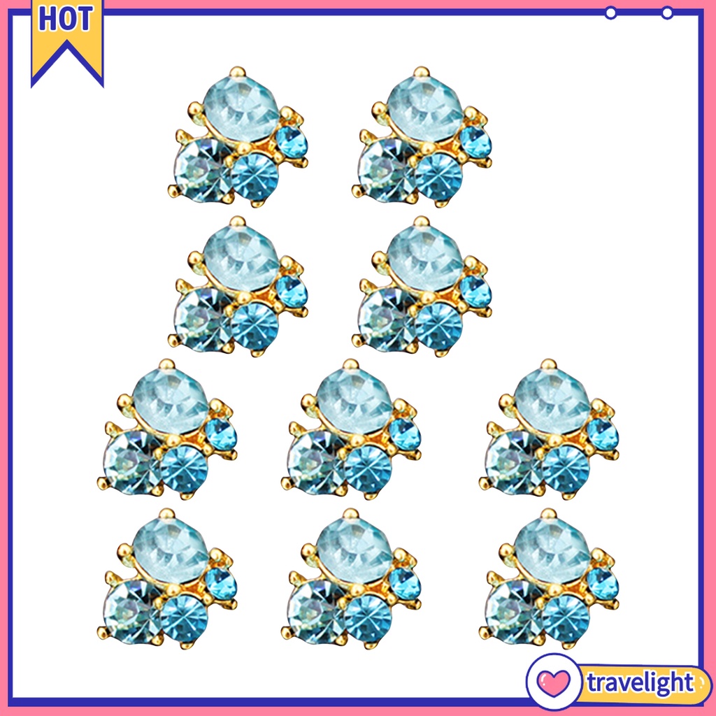 Bộ 10 Đá Đính Móng 3d