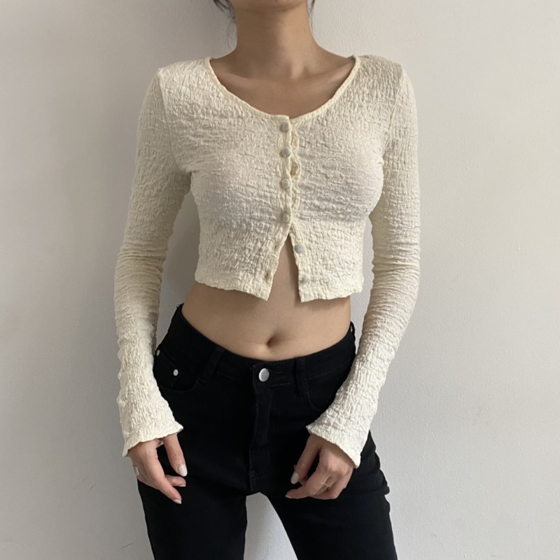Áo tay dài Knit cardigan