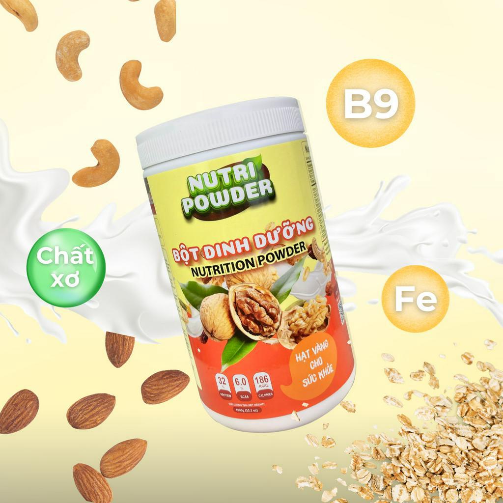 1KG BỘT NGŨ CỐC TĂNG CÂN TỰ NHIÊN CAO CẤP