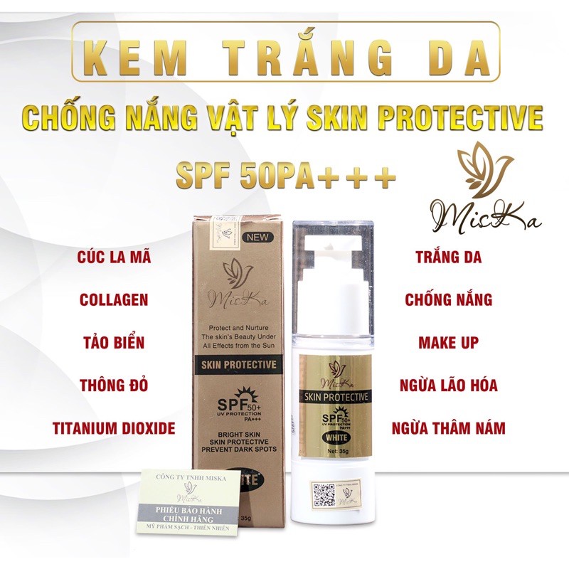 Kem Trắng Da Chống Nắng Skin Protective SPF50+++