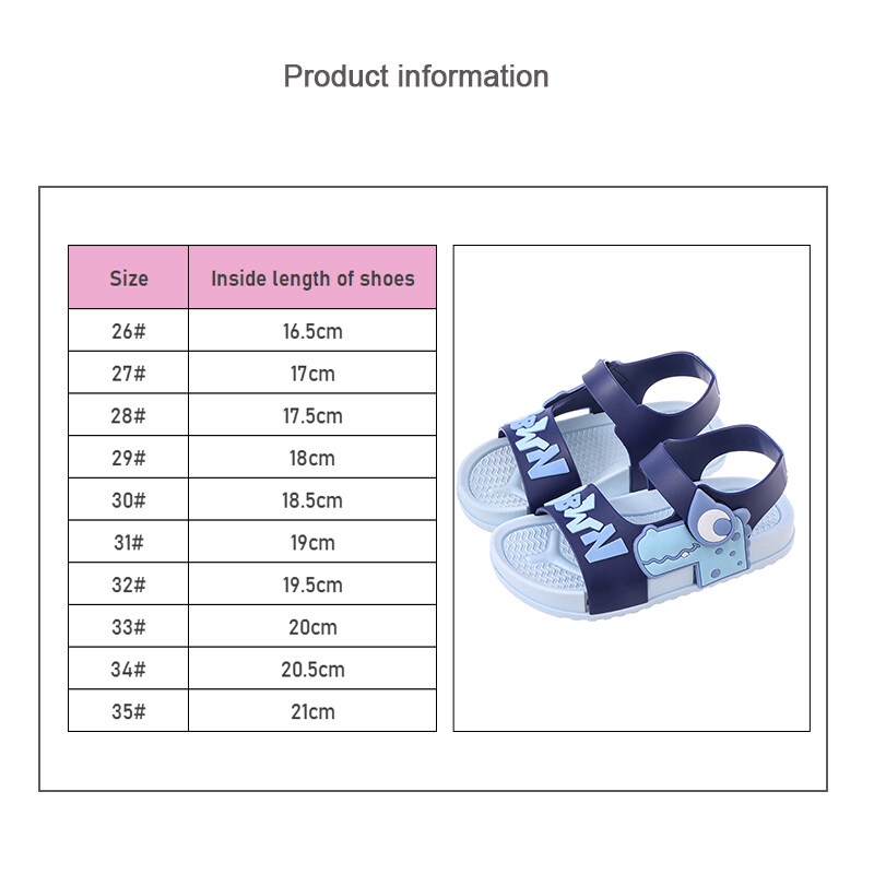 Giày sandal AMILA hở ngón siêu nhẹ chống trượt thời trang đi biển cho bé trai