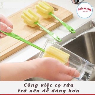 Combo 2 Cọ rửa cốc, rửa bình sữa đầu mút xốp MS 00190