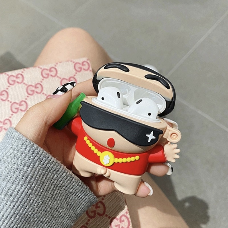 Case Airpod 1/2/Pro/3 Hình Cu Shin Rich Kid
