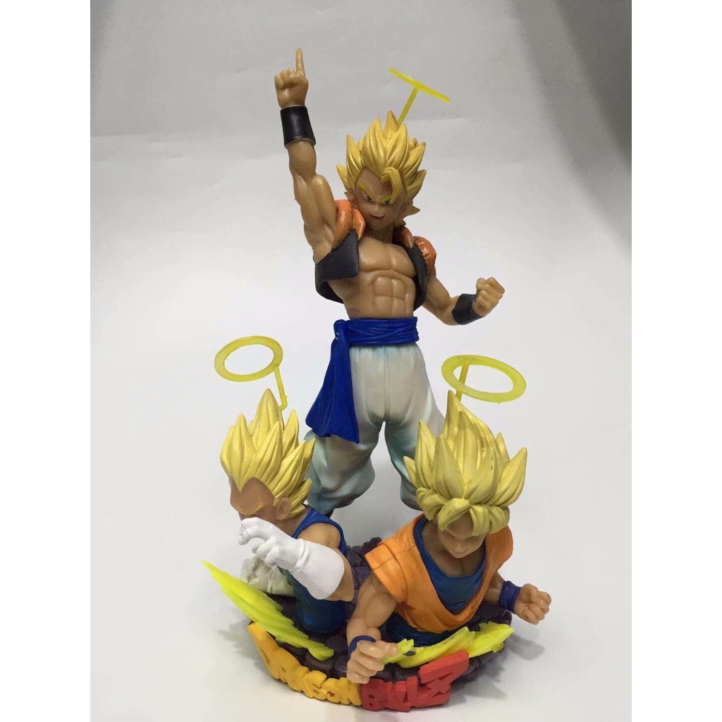 Mô hình Dragon Ball 7 Viên Ngọc Rồng nhân vật Gogeta Đích Ku dơ một ngón tay - 0IX5i