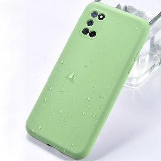Ốp điện thoại silicone màu trơn thời trang cho Oppo A12 A15 A15S A31 A91 A9 A5 2020 A5S