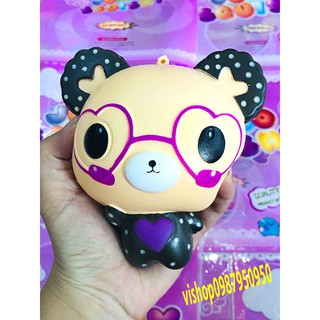 SQUISHY GẤU ĐEO KÍNH  (huongtrang15)