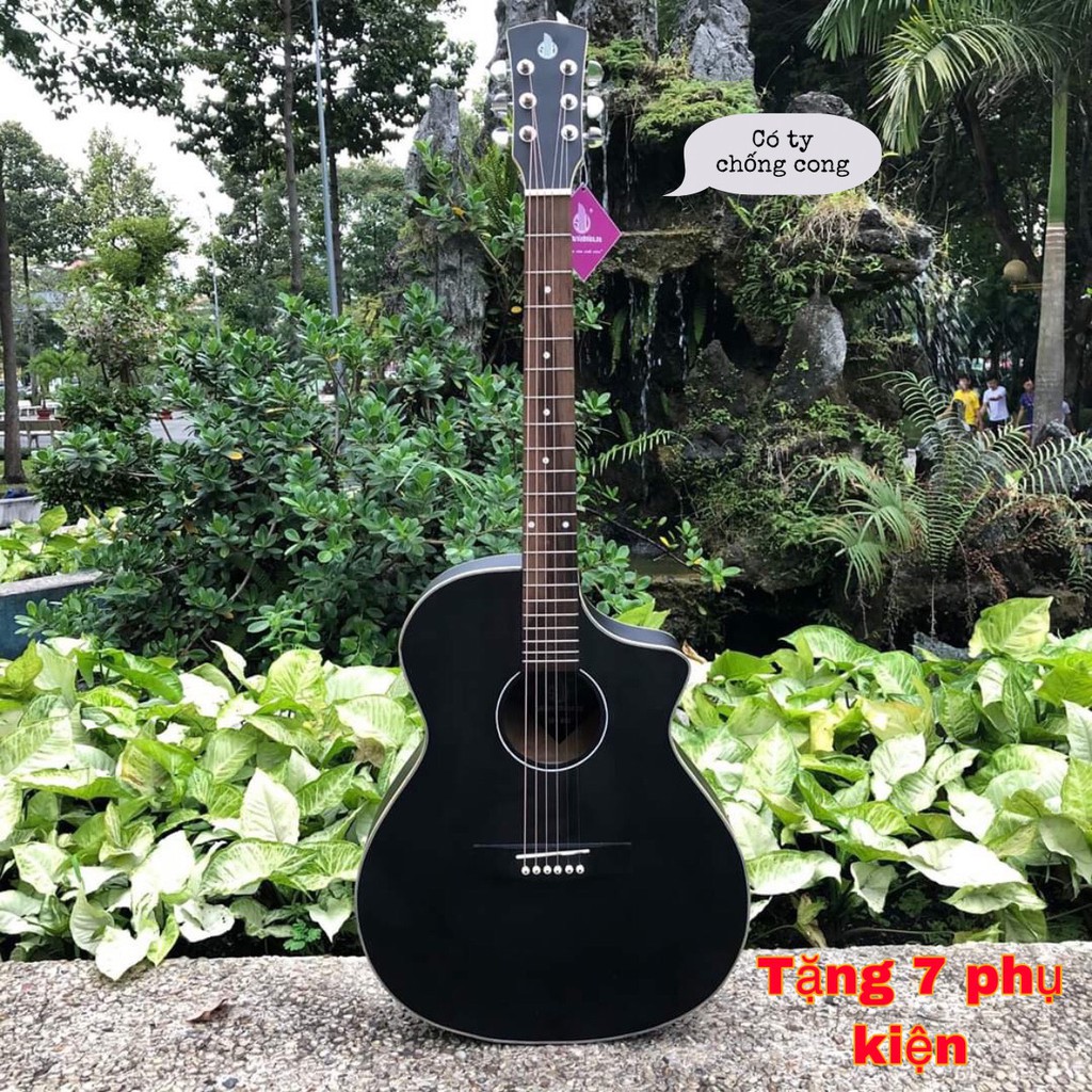 Đàn guitar acoustic SV-A4 cao cấp bọc tut - Đàn tặng full phụ kiện cần thiết cho ...