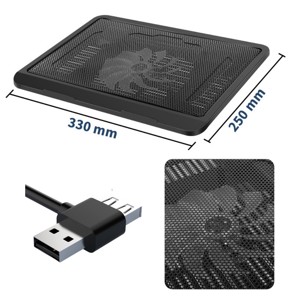 Đế tản nhiệt laptop máy tính 14 inch 15 6 inch 17 inch