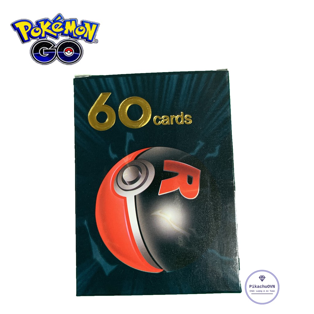 Bộ Thẻ Bài Pokemon 60 Thẻ (60Tagteam) Chơi Đối Kháng New Đẹp