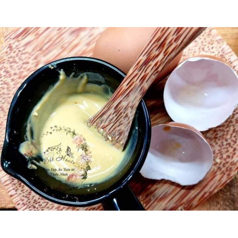 BỘT LÒNG ĐỎ TRỨNG GÀ HANDMADE DƯỠNG DA NHÀ BỘT