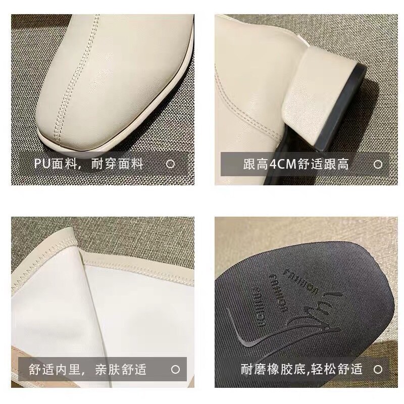 (NEW_ CÓ SẴN) Bốt đùi da mềm khoá sau BIG SIZE 34-43