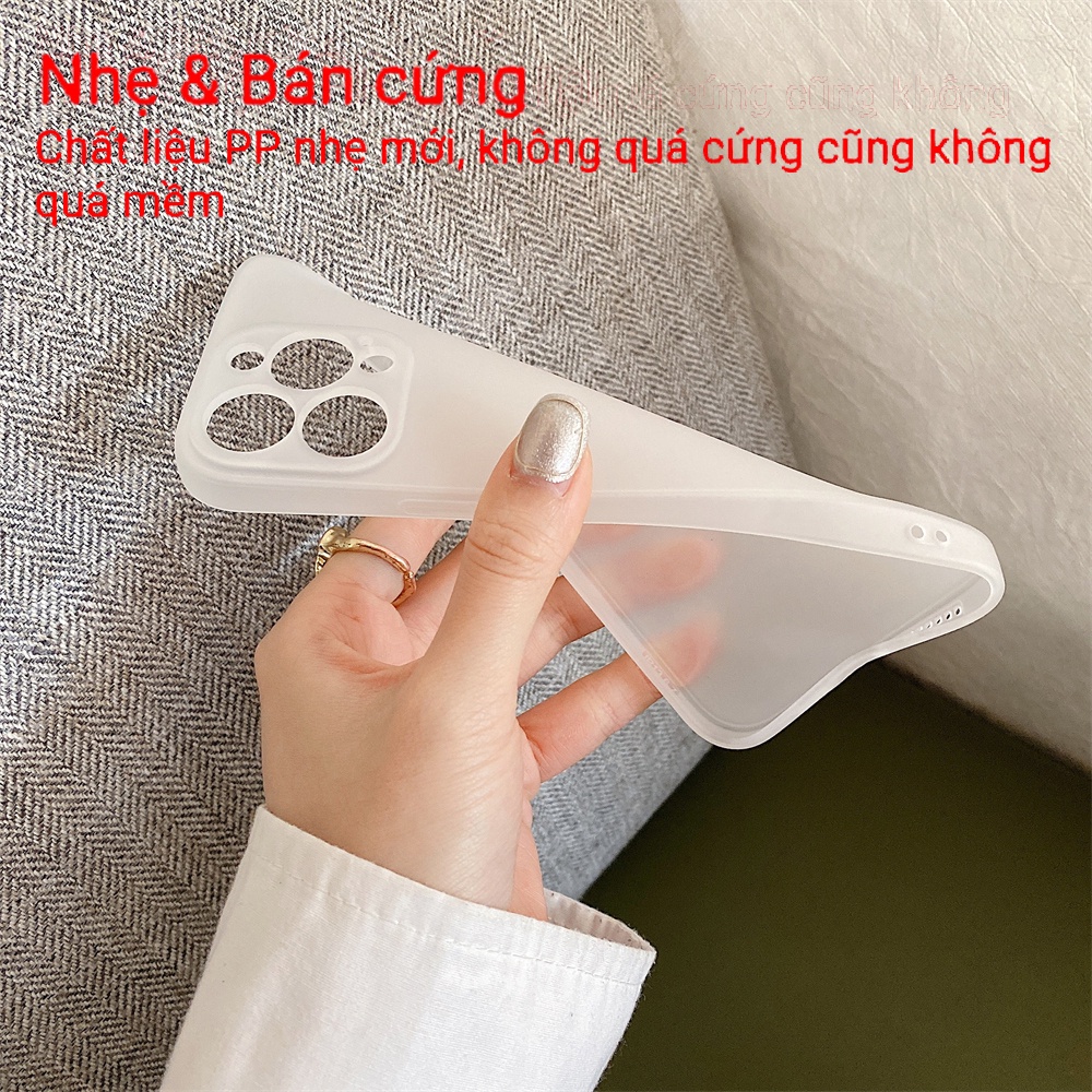 Ốp điện thoại siêu mỏng 0.26mm chống dấu vân tay cho iPhone SE 2020 6 6S 7 8 Plus XR X XS 11 12 13 Pro Max Mini