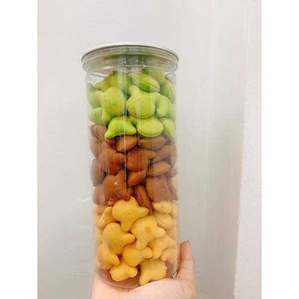 Bánh gấu nhân kem mix 3 vị 400gram
