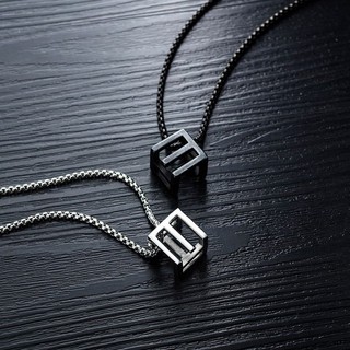 Dây Chuyền Nam Titan Ko Đen TT 2492