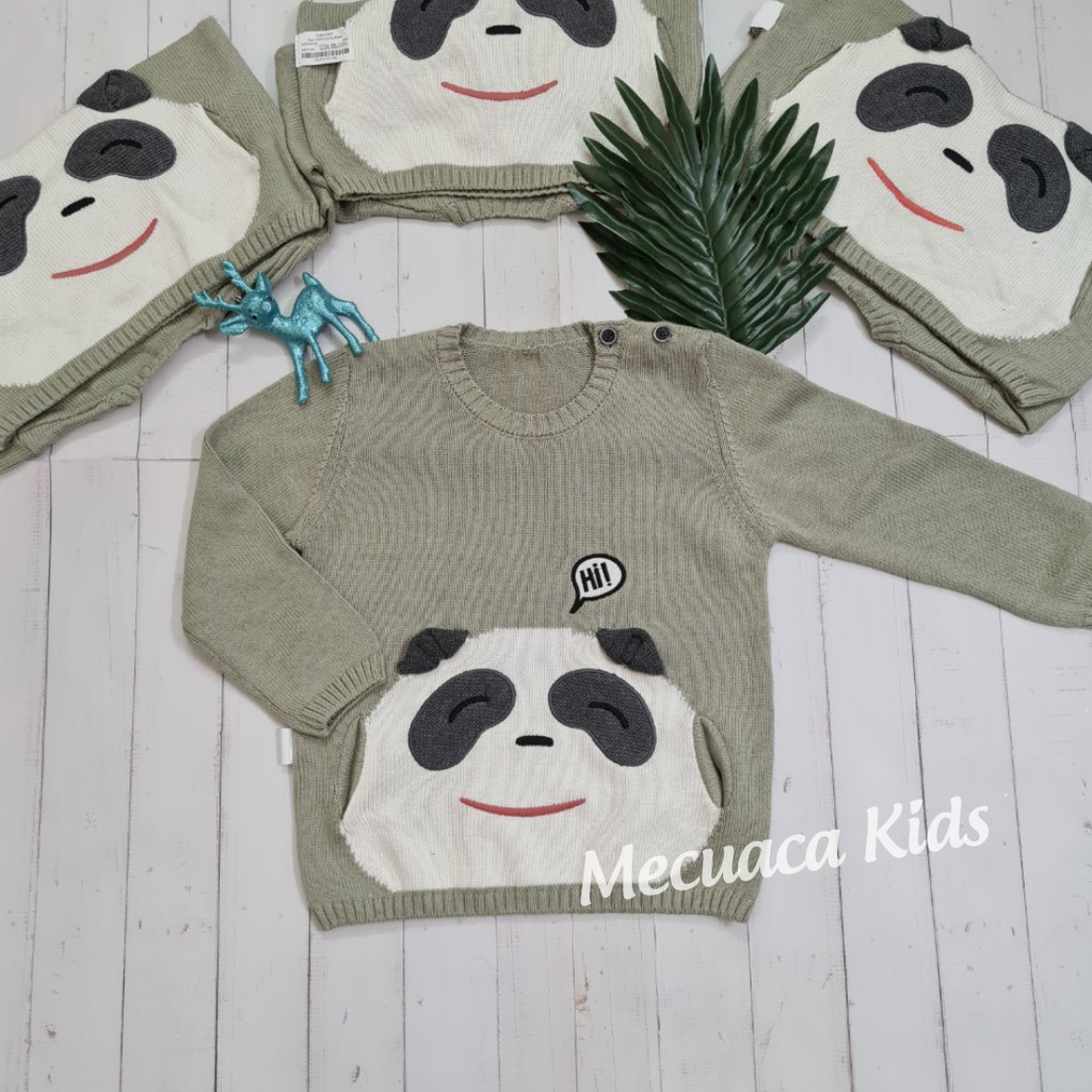 [1-4y] Áo len gấu zara bé trai/bé gái xuất dư xịn