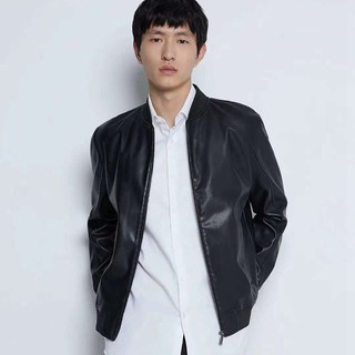 ÁO BOMBER DA ZARA MAN MÀU ĐEN