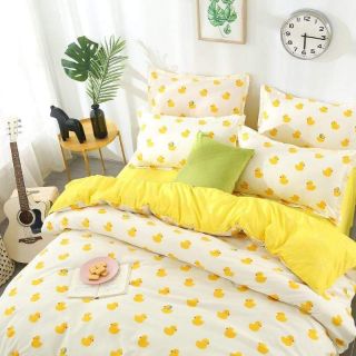 Bộ vỏ ga gối cotton Hàn Quốc nhiều màu sắc lựa chọn