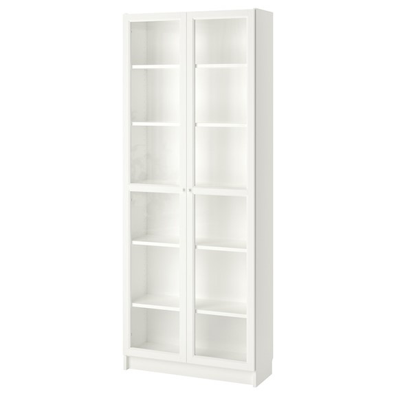 JELLY, Kệ sách 6 tầng cửa kính SHE_042, 80x30x202cm, sản xuất bởi Scandi Home
