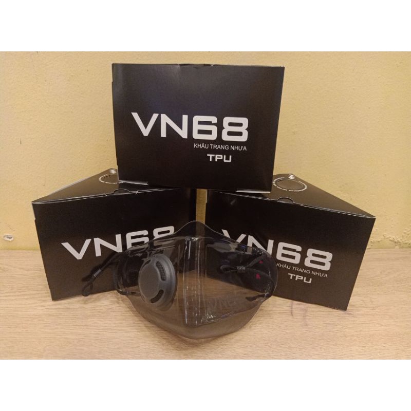 (Màu Khói) Khẩu Trang Trong Suốt VN68