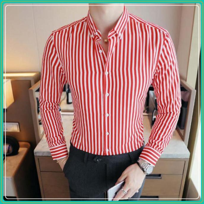 [ÁO GẤP HỘP ĐẸP]Áo sơ mi - Áo sơ mi nam đẹp - Chất liệu lụa mềm mịn, kiểu dáng slimfit trẻ trung, thanh lịch, tôn dáng | BigBuy360 - bigbuy360.vn