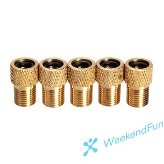 Set 5 bộ chuyển đổi van Presta sang Schrader cho xe đạp