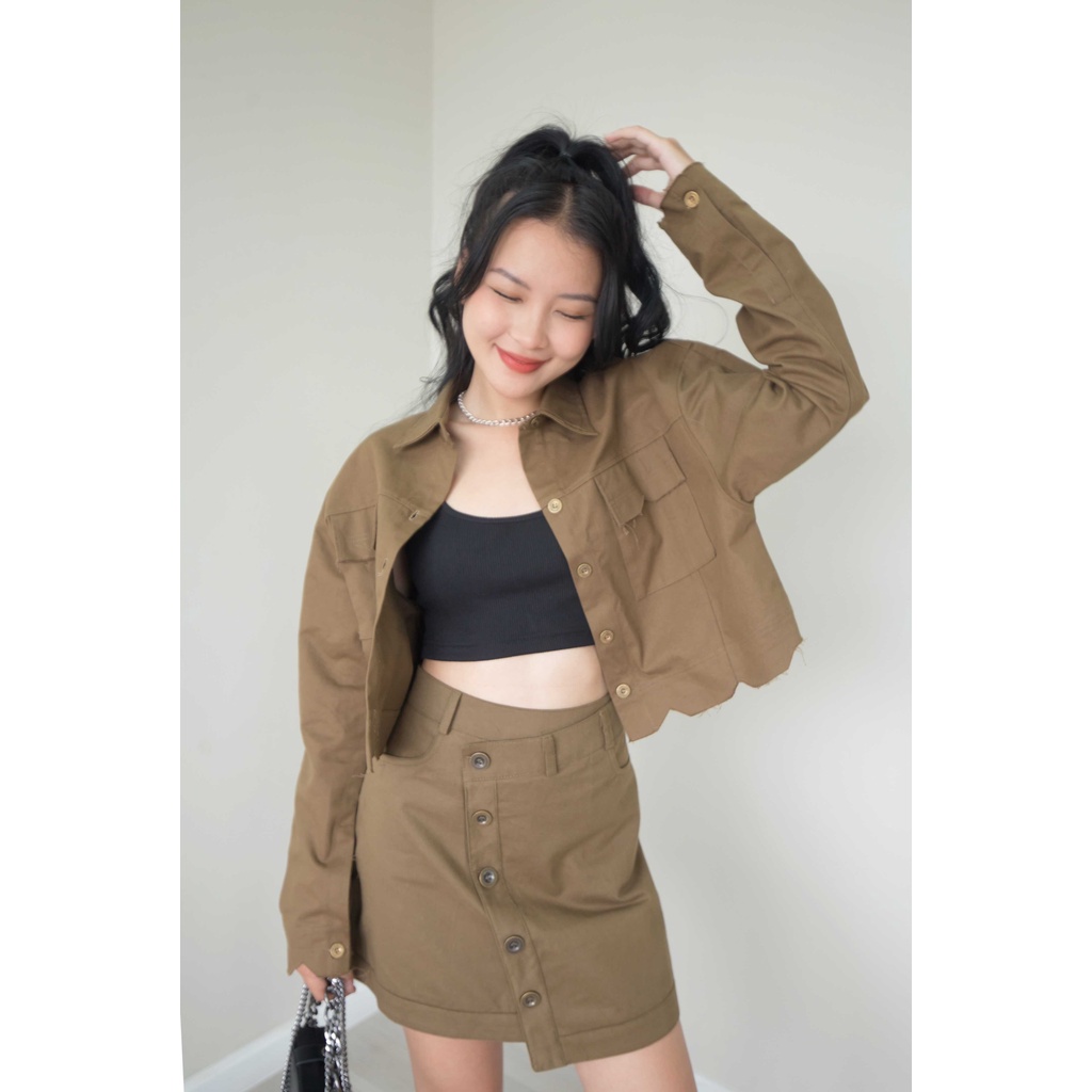 Áo khoác form lửng tuarua | Jinbe Jacket | Secodee