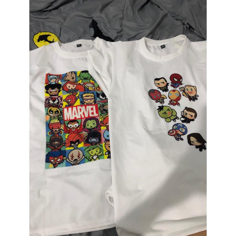 (sale 50%) Áo phông unisex chibi siêu anh hùng AVENGER form rộng vải dày mịn 2019T977 - HOT