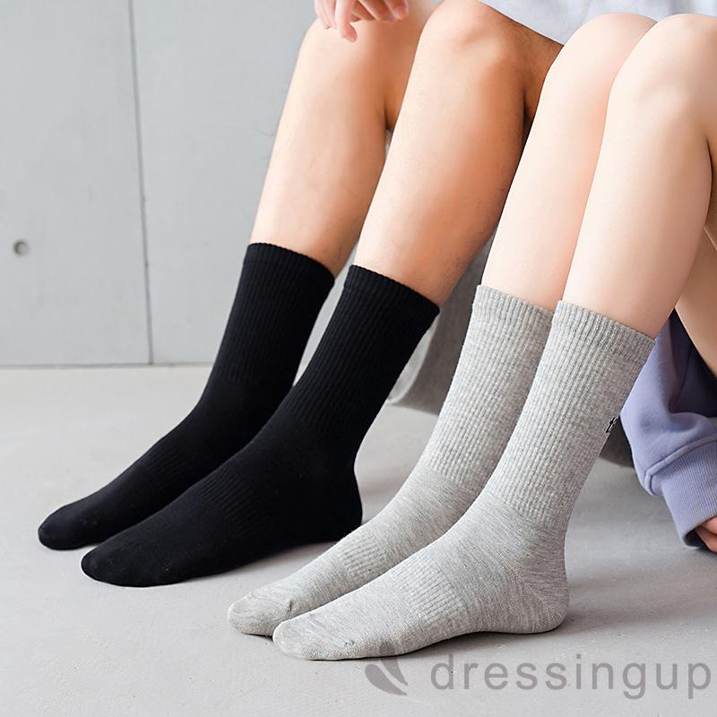 Đôi tất co giãn in chữ đơn giản dành cho nữ