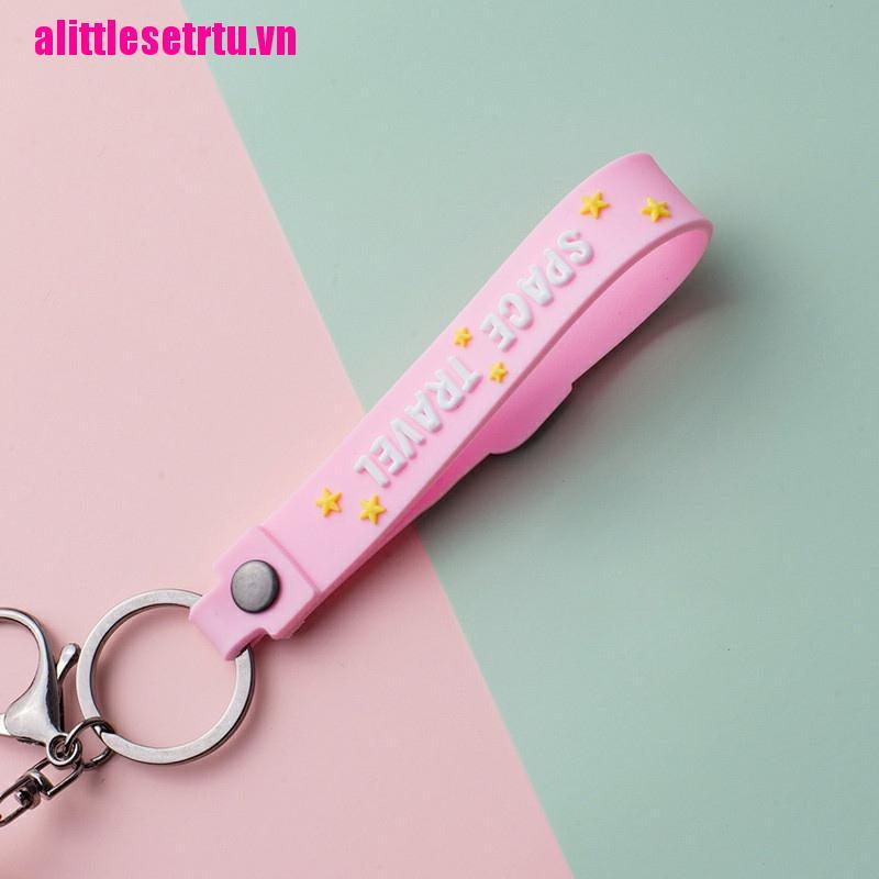 Móc Khóa Kim Loại Hình Phi Hành Gia Dễ Thương