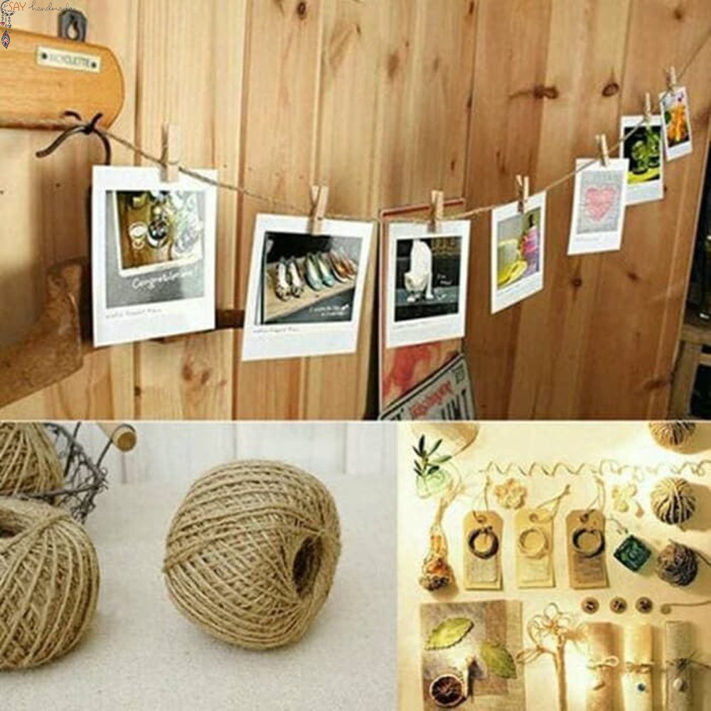 Cuộn dây thừng, size 1mm, 1.5mm, 2mm, 3mm, cuộn dài 50m~250m, làm handmade, decor, dây thừng trang trí