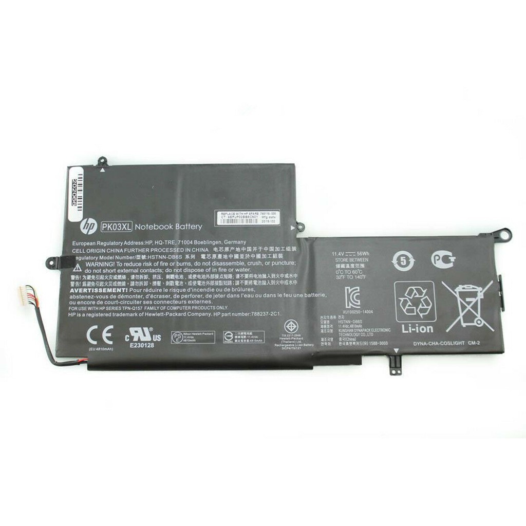 Pin laptop HP PK03XL, HP Spectre x360 13 13-4000nf 13-4006tu 13t