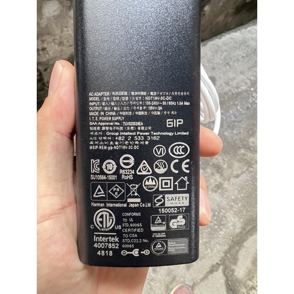 bộ dây sạc loa jbl xtreme 1-2 (hàng zin theo loa)