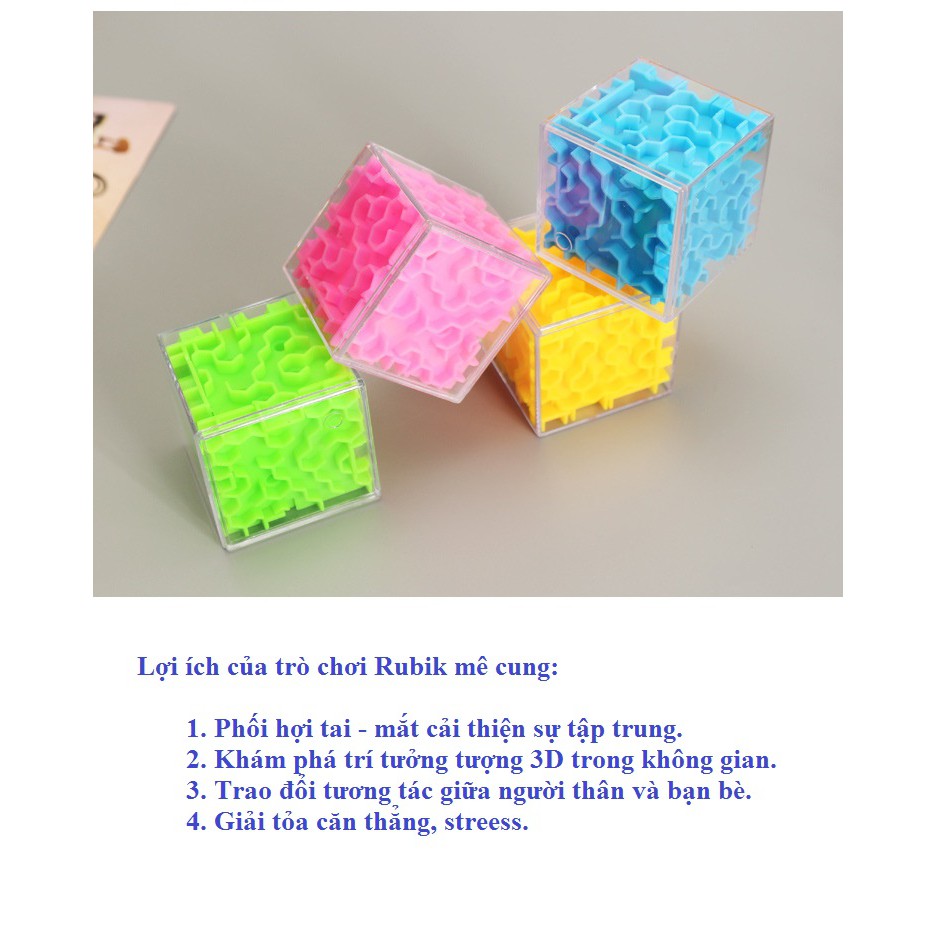 [Free ship] Rubik Mê cung 3d