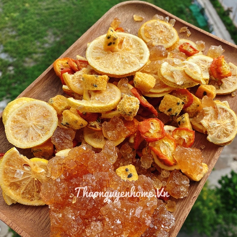 Trà tắc chanh dây ( trà quất chanh leo) handmade thơm ngon mát rượi