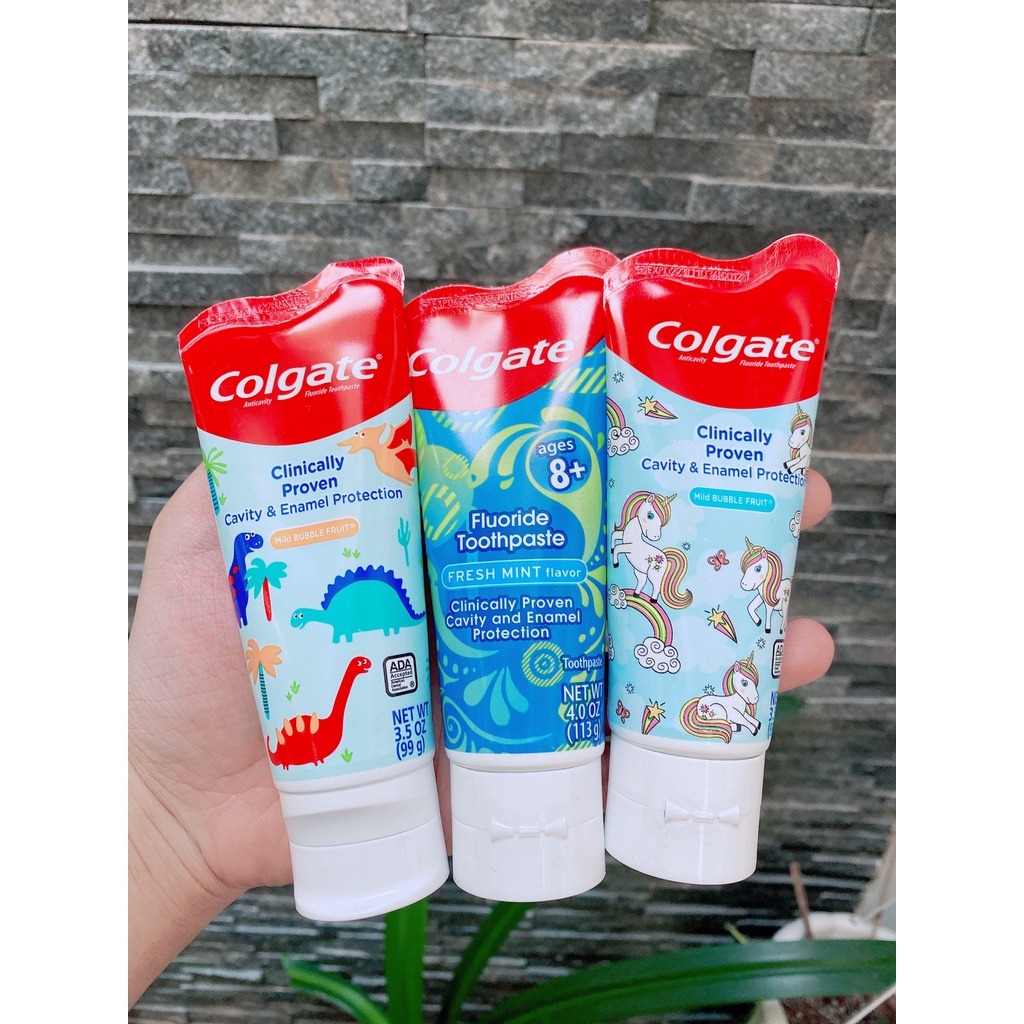 Kem đánh răng Colgate Fluoride toothpaste 113g, 99g