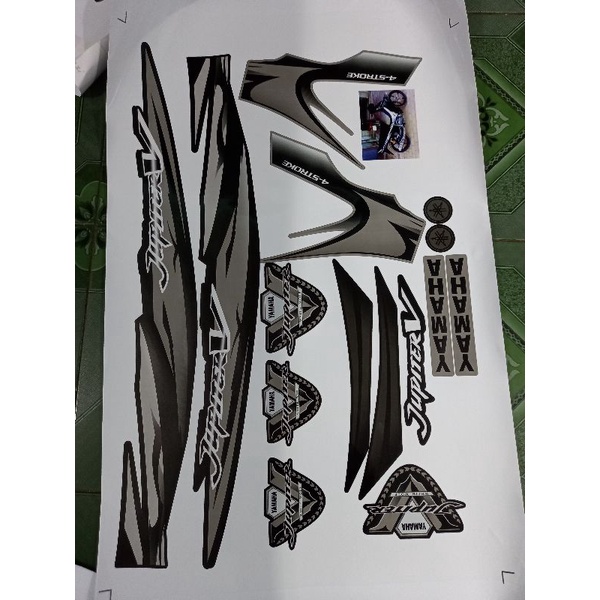 Tem rời jupiter V limit dán xe đen